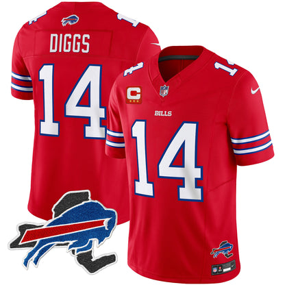 Bills New York Patch Vapor Limited Jersey - All Stitched