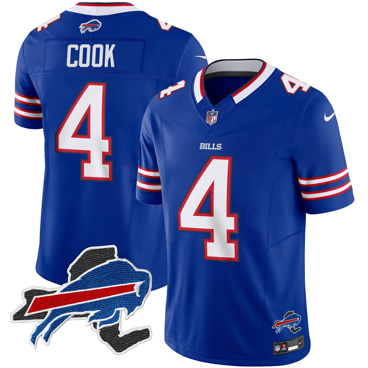 Bills New York Patch Vapor Limited Jersey - All Stitched