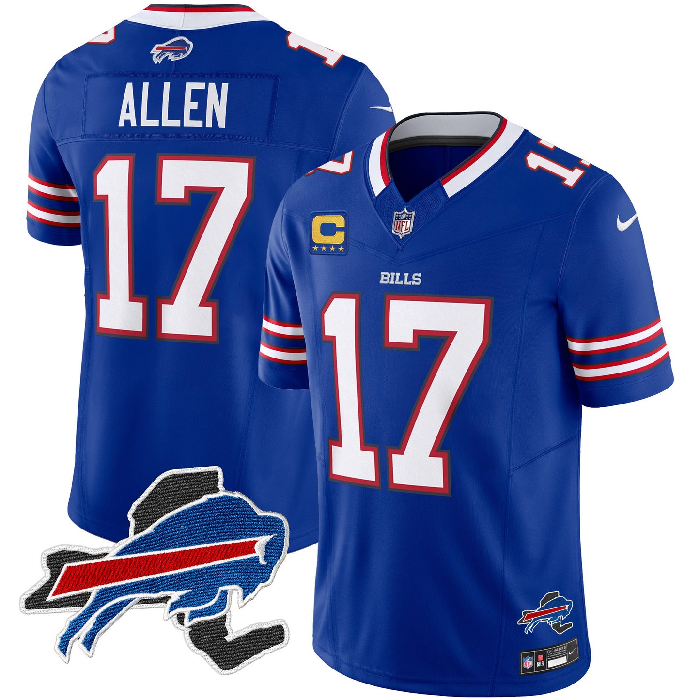 Bills New York Patch Vapor Limited Jersey - All Stitched