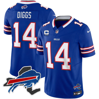 Bills New York Patch Vapor Limited Jersey - All Stitched