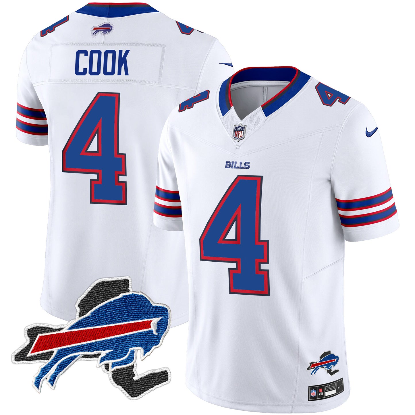 Bills New York Patch Vapor Limited Jersey - All Stitched