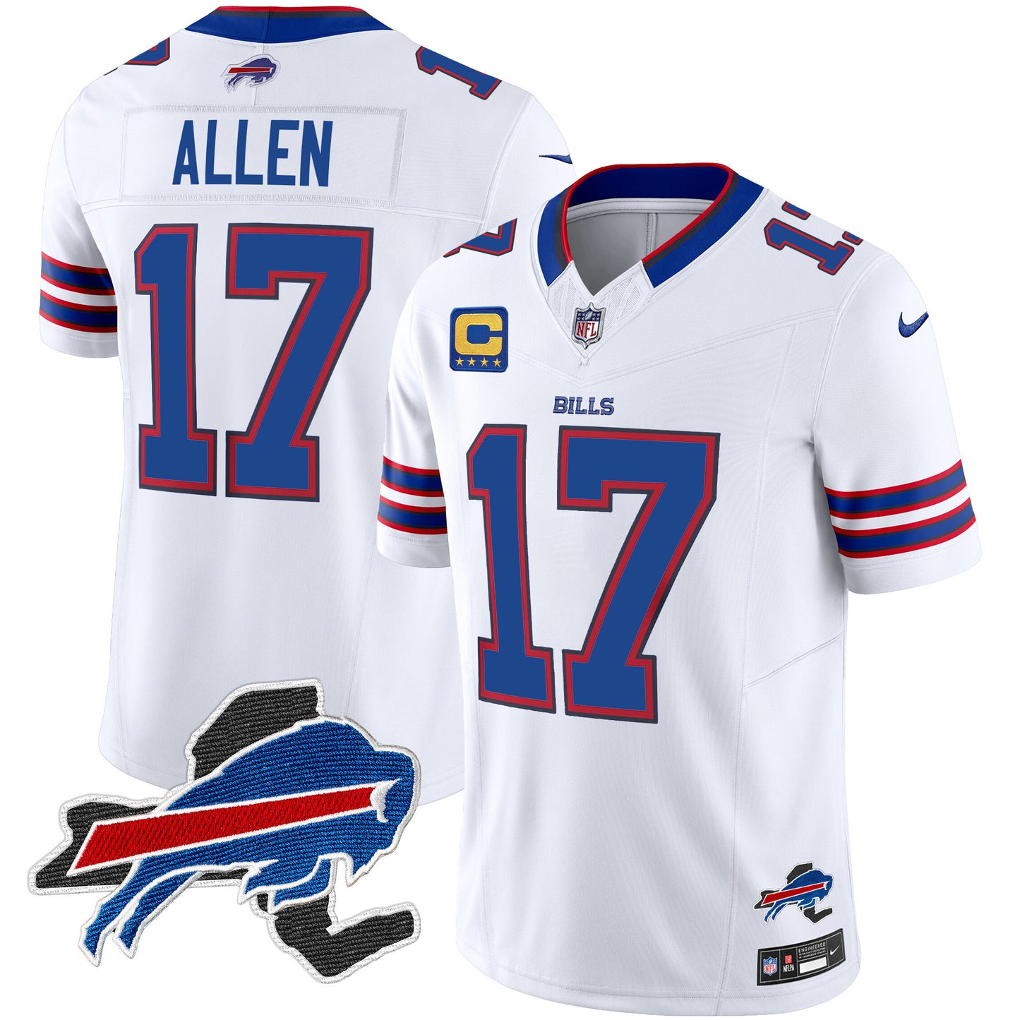 Bills New York Patch Vapor Limited Jersey - All Stitched