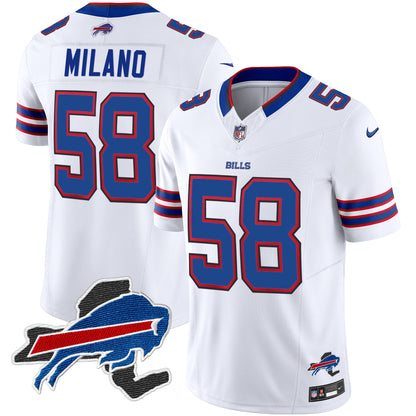 Bills New York Patch Vapor Limited Jersey - All Stitched