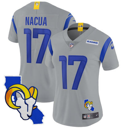 Women's Rams California Patch Vapor Limited Jersey - All Stitched