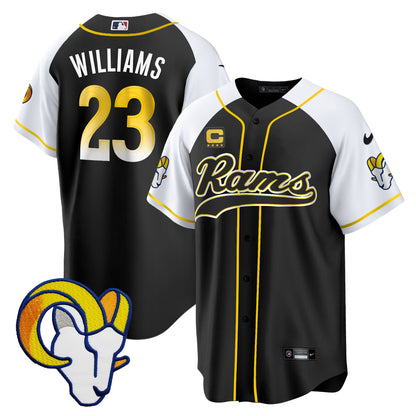 Rams Baseball Jersey - All Stitched