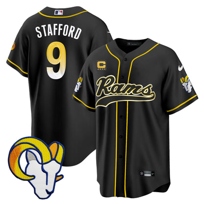 Rams Baseball Jersey - All Stitched