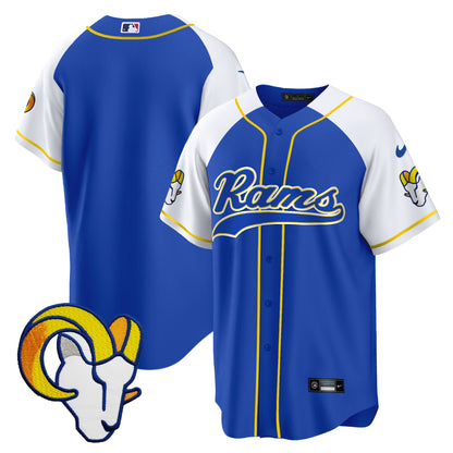 Rams Baseball Jersey - All Stitched