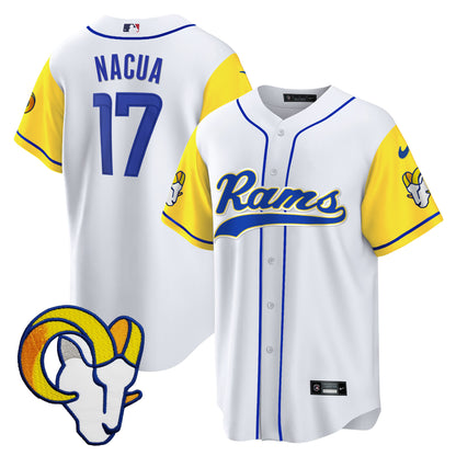 Rams Baseball Jersey - All Stitched