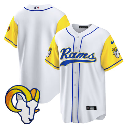 Rams Baseball Jersey - All Stitched