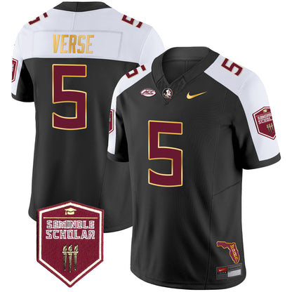 Florida State Seminoles Gold Trim Vapor Jersey - All Stitched