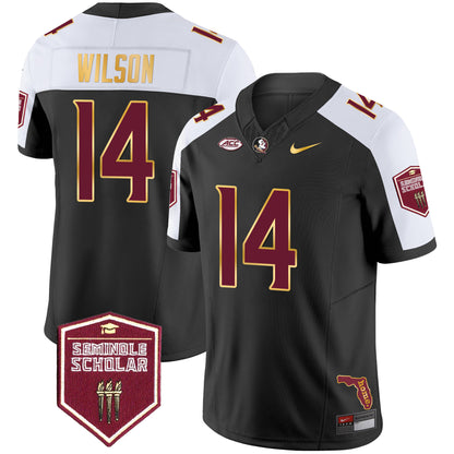 Florida State Seminoles Gold Trim Vapor Jersey - All Stitched