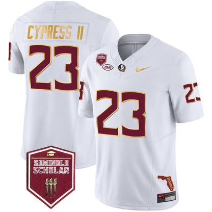 Florida State Seminoles Gold Trim Vapor Jersey - All Stitched