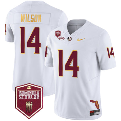 Florida State Seminoles Gold Trim Vapor Jersey - All Stitched