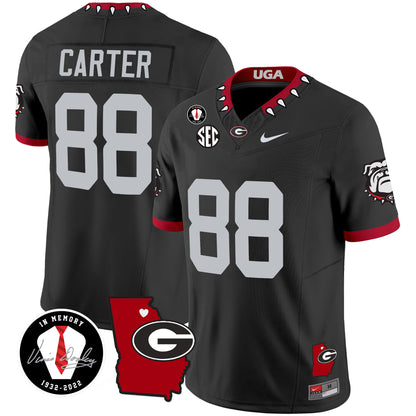 Georgia Bulldogs 2024 Vapor Jersey V4 - Georgia Map - All Stitched