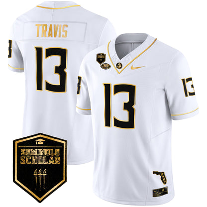 Florida State Seminoles Gold Vapor Jersey - All Stitched