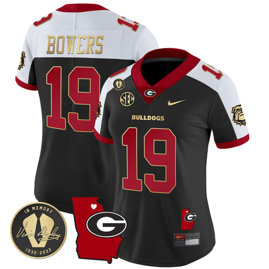 Women's Georgia Bulldogs 2024 Vapor Jersey V4 - Georgia Map - All Stitched