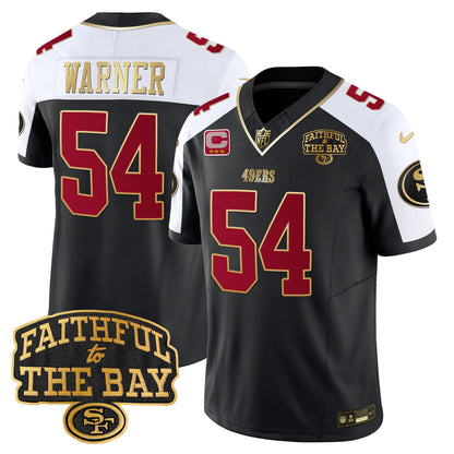 49ers Faithful To The Bay Patch Vapor Limited Jersey V8 - All Stitched