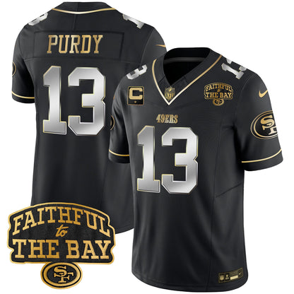 49ers Faithful To The Bay Patch Vapor Limited Jersey V8 - All Stitched