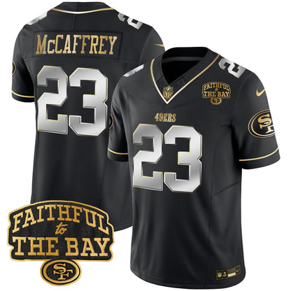 49ers Faithful To The Bay Patch Vapor Limited Jersey V8 - All Stitched