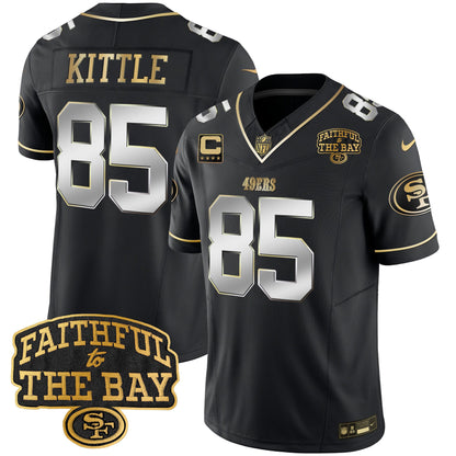 49ers Faithful To The Bay Patch Vapor Limited Jersey V8 - All Stitched