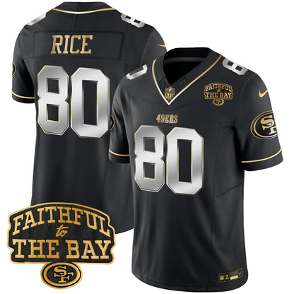 49ers Faithful To The Bay Patch Vapor Limited Jersey V8 - All Stitched