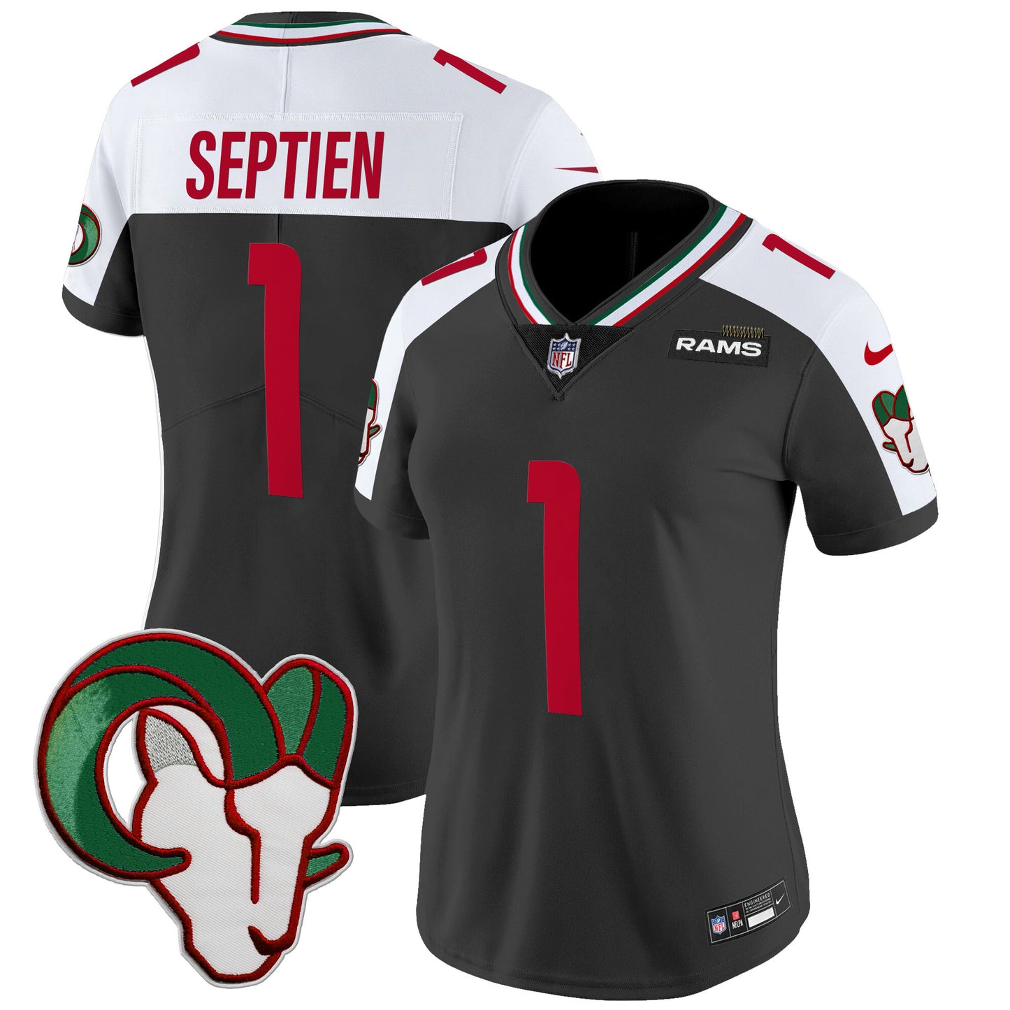 Women's Rams Mexico Vapor Limited Jersey - All Stitched