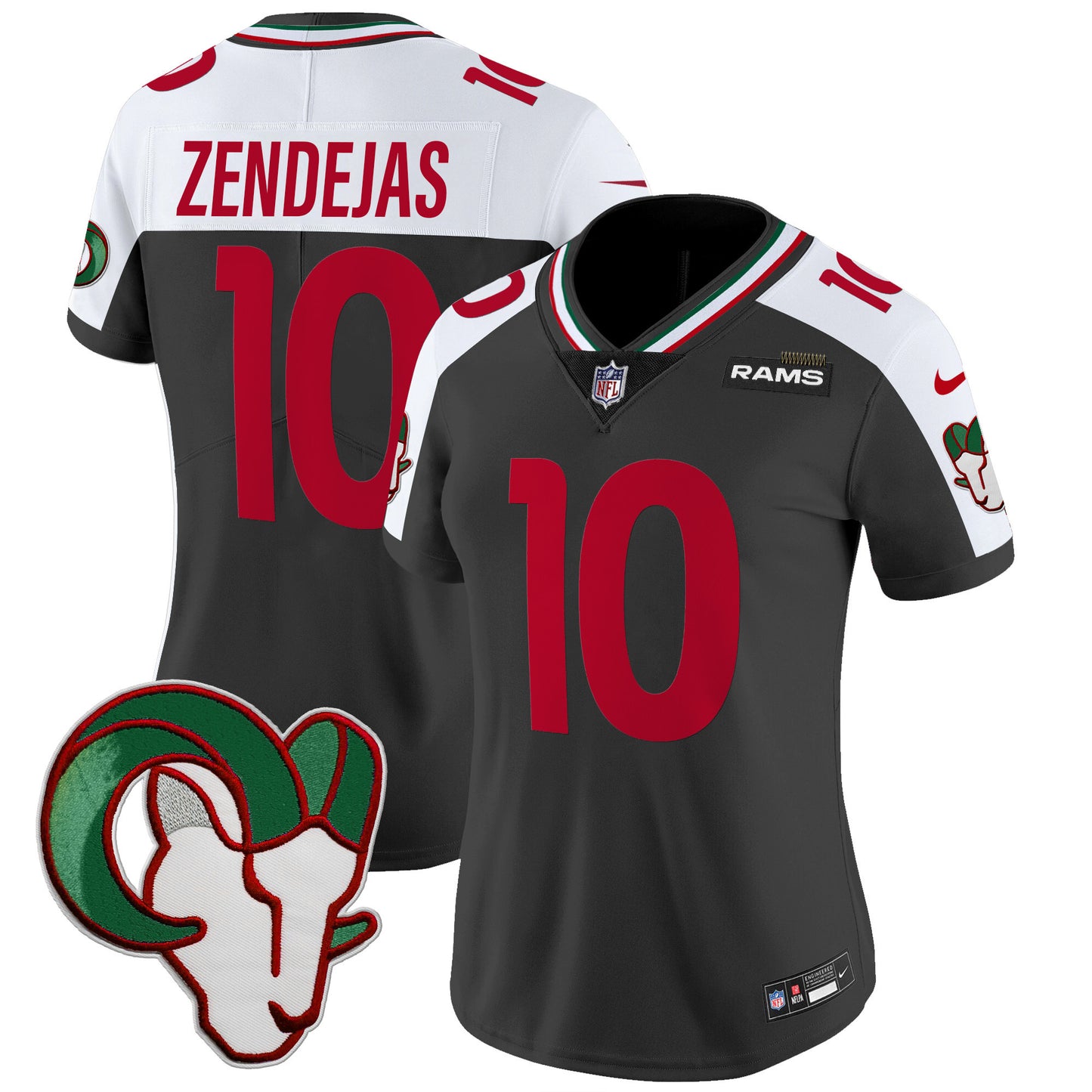 Women's Rams Mexico Vapor Limited Jersey - All Stitched