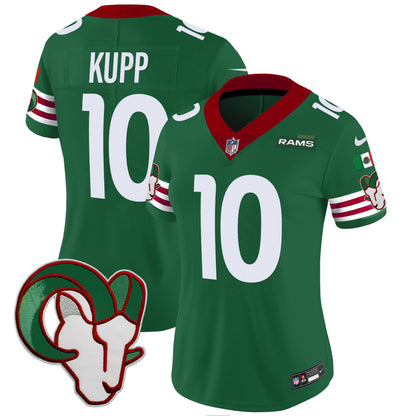 Women's Rams Mexico Vapor Limited Jersey - All Stitched