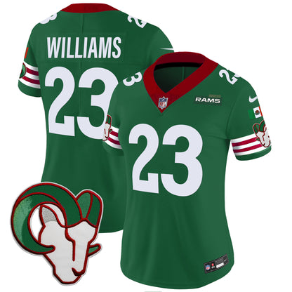 Women's Rams Mexico Vapor Limited Jersey - All Stitched