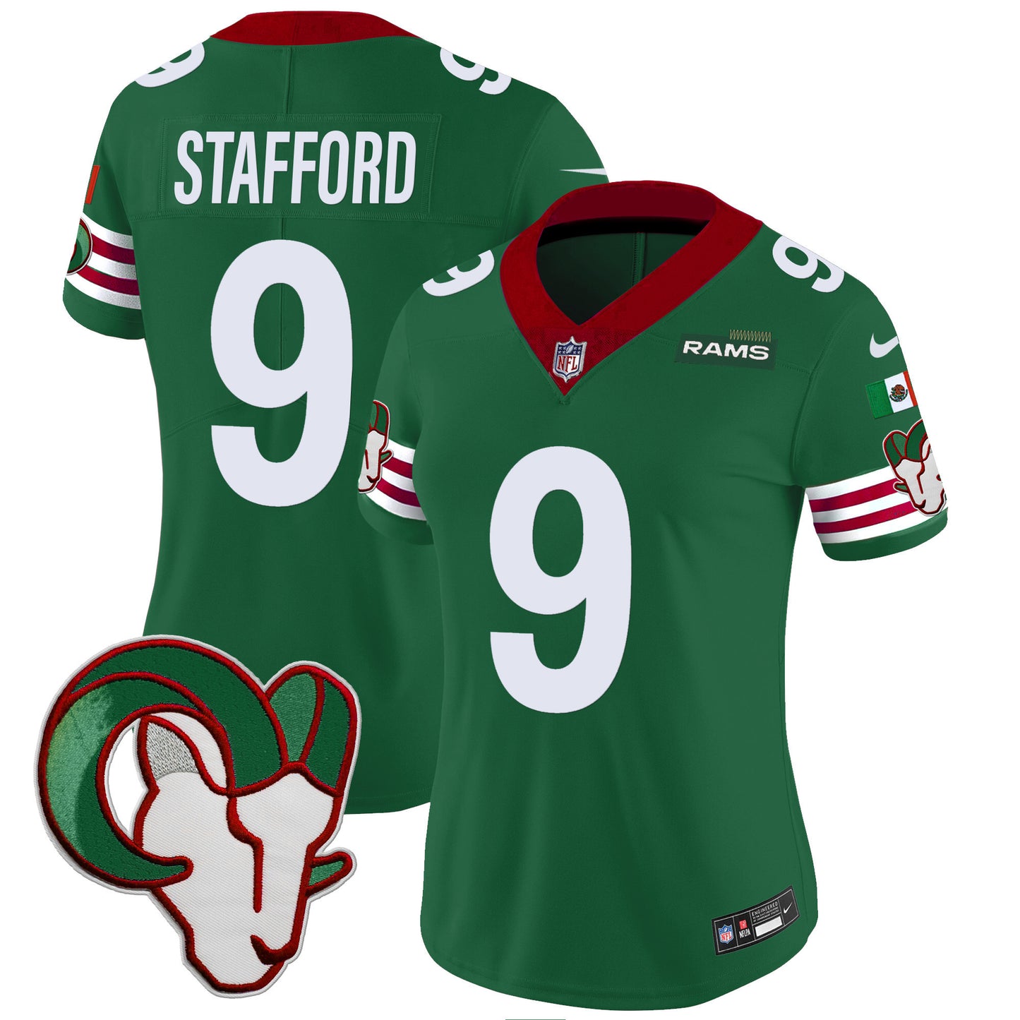 Women's Rams Mexico Vapor Limited Jersey - All Stitched