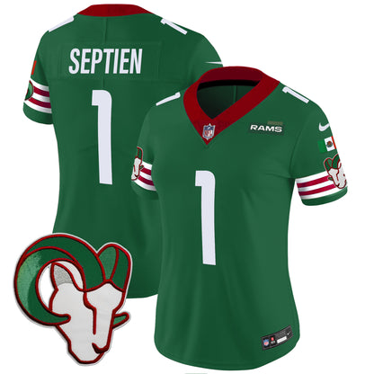 Women's Rams Mexico Vapor Limited Jersey - All Stitched