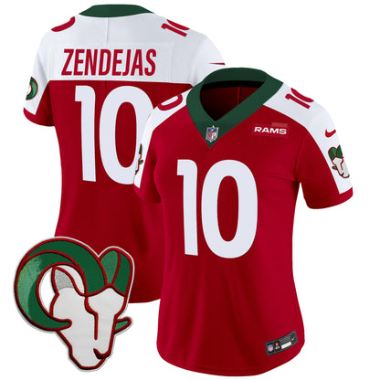 Women's Rams Mexico Vapor Limited Jersey - All Stitched