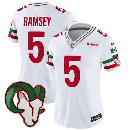 Women's Rams Mexico Vapor Limited Jersey - All Stitched