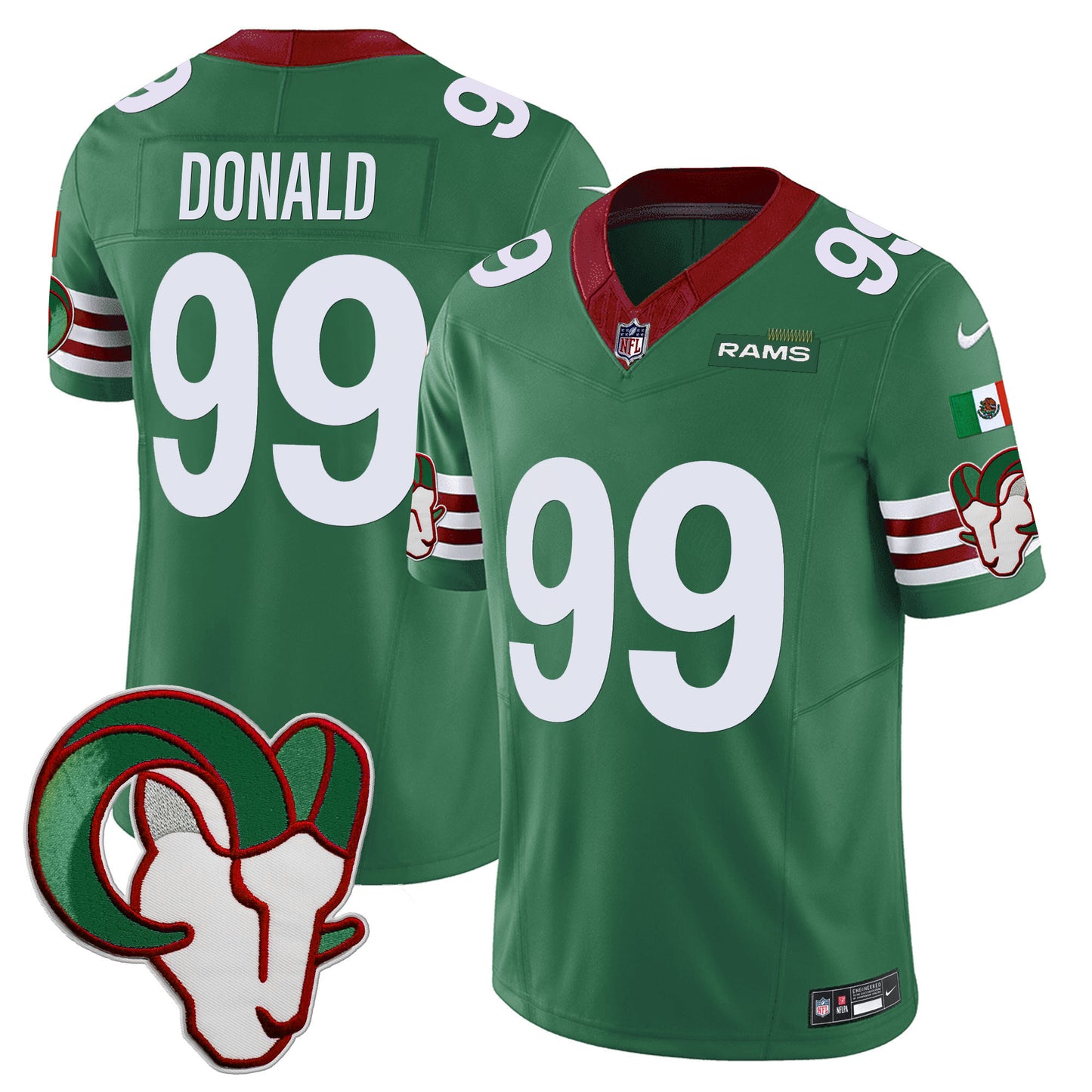 Rams Mexico Vapor Limited Jersey - All Stitched