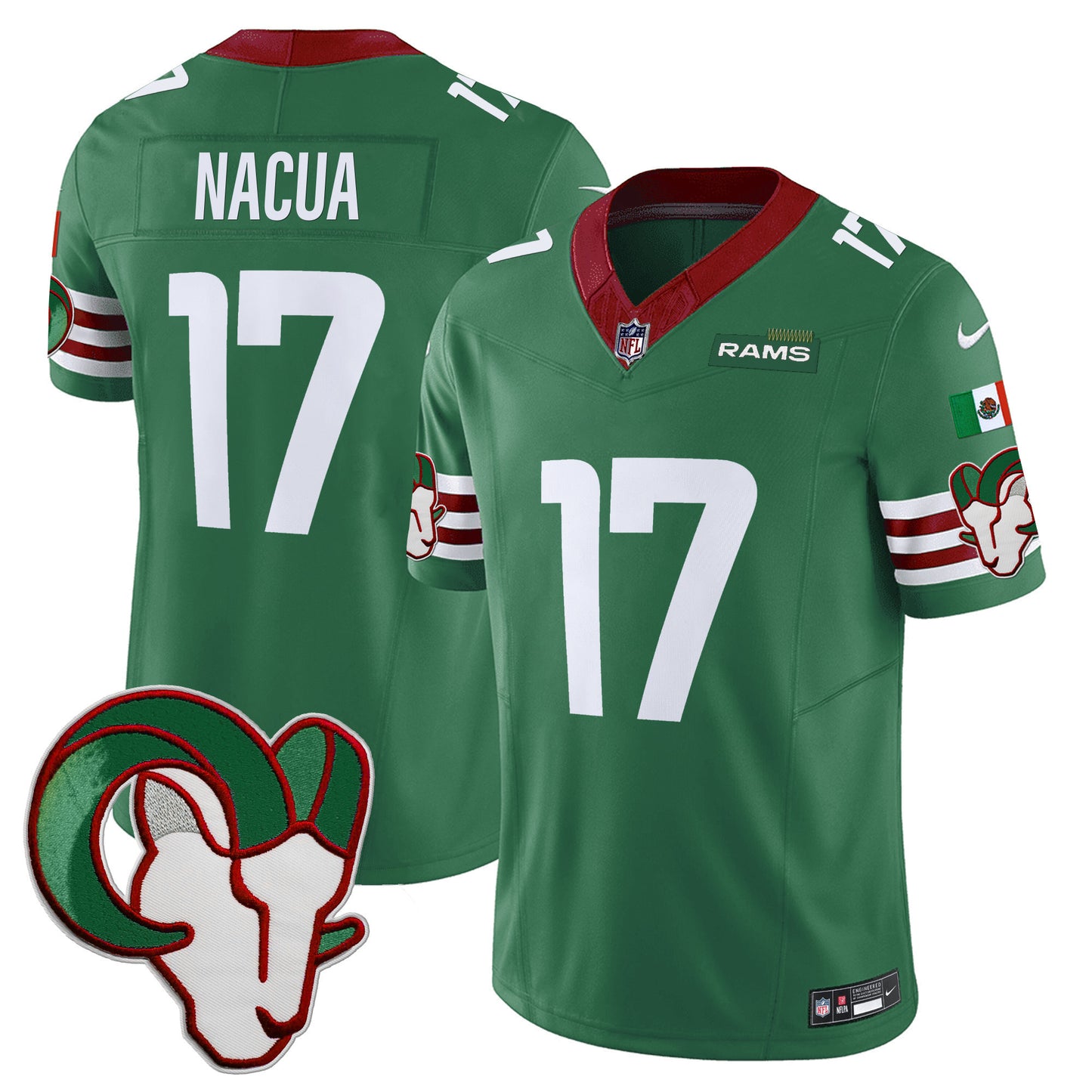 Rams Mexico Vapor Limited Jersey - All Stitched