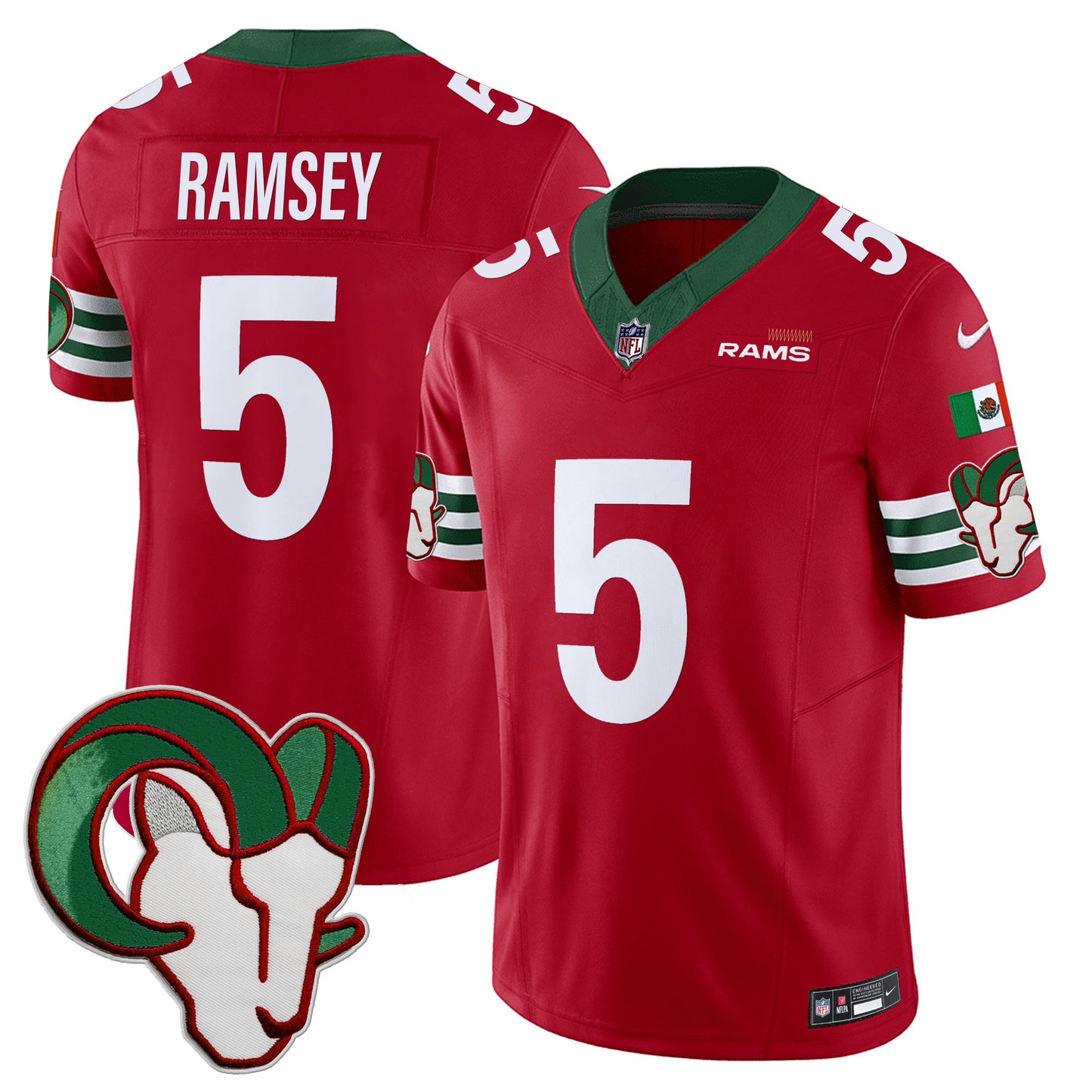 Rams Mexico Vapor Limited Jersey - All Stitched