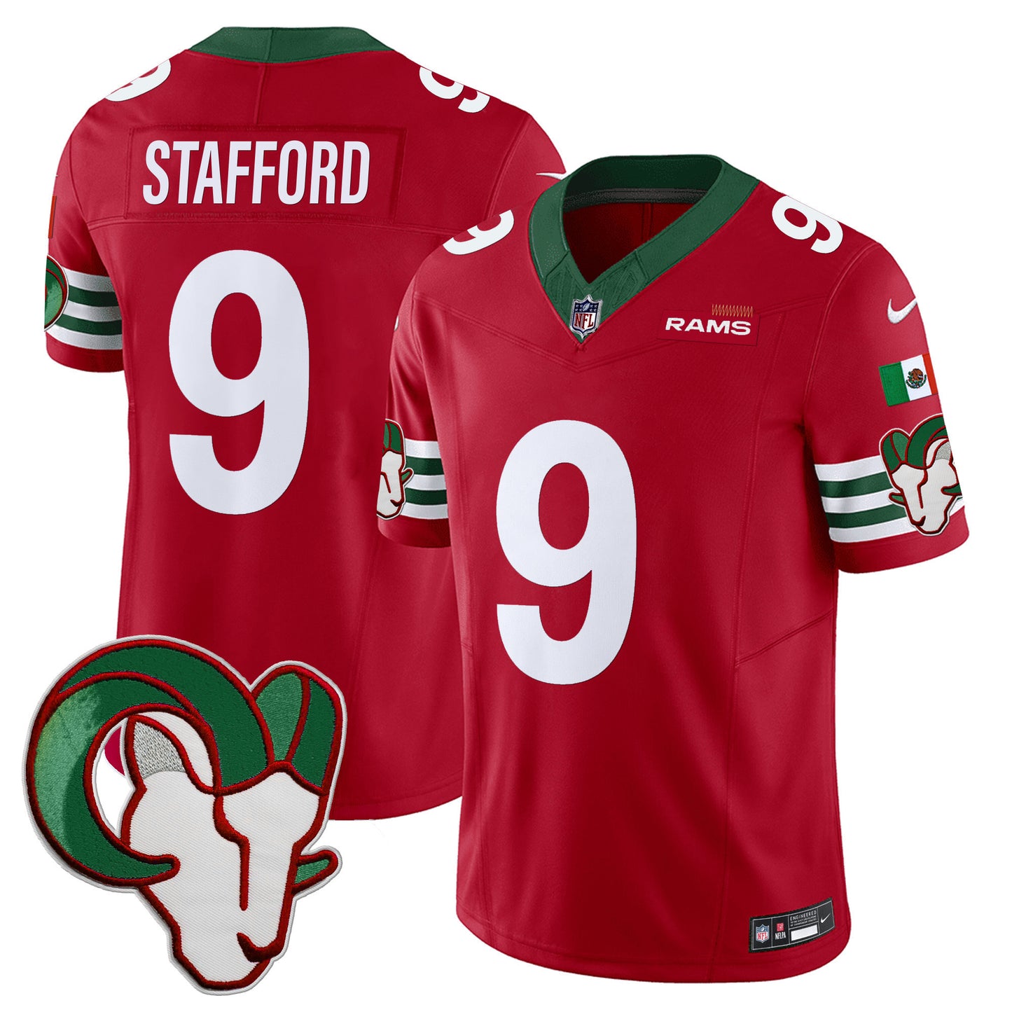 Rams Mexico Vapor Limited Jersey - All Stitched