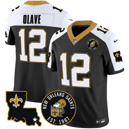 Saints EST. 1967 Patch Vapor Jersey - All Stitched