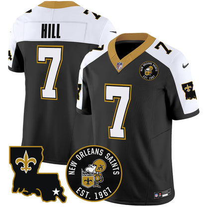 Saints EST. 1967 Patch Vapor Jersey - All Stitched