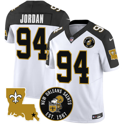 Saints EST. 1967 Patch Vapor Jersey - All Stitched