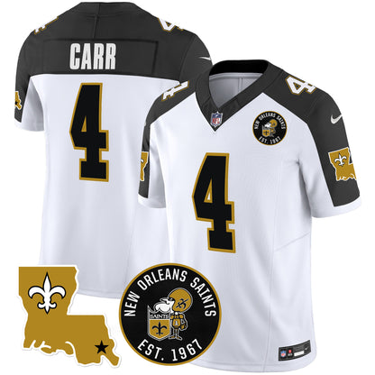 Saints EST. 1967 Patch Vapor Jersey - All Stitched