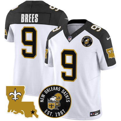 Saints EST. 1967 Patch Vapor Jersey - All Stitched