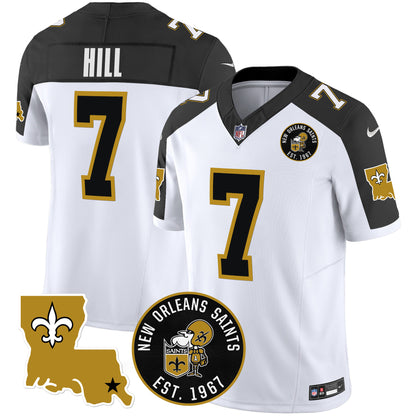 Saints EST. 1967 Patch Vapor Jersey - All Stitched