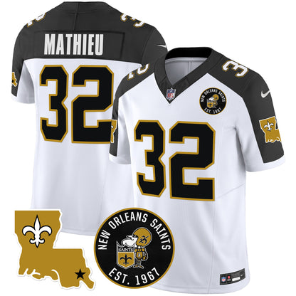 Saints EST. 1967 Patch Vapor Jersey - All Stitched