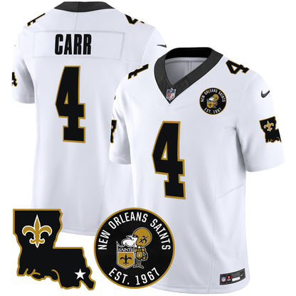 Saints EST. 1967 Patch Vapor Jersey - All Stitched