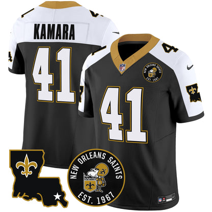 Saints EST. 1967 Patch Vapor Jersey - All Stitched