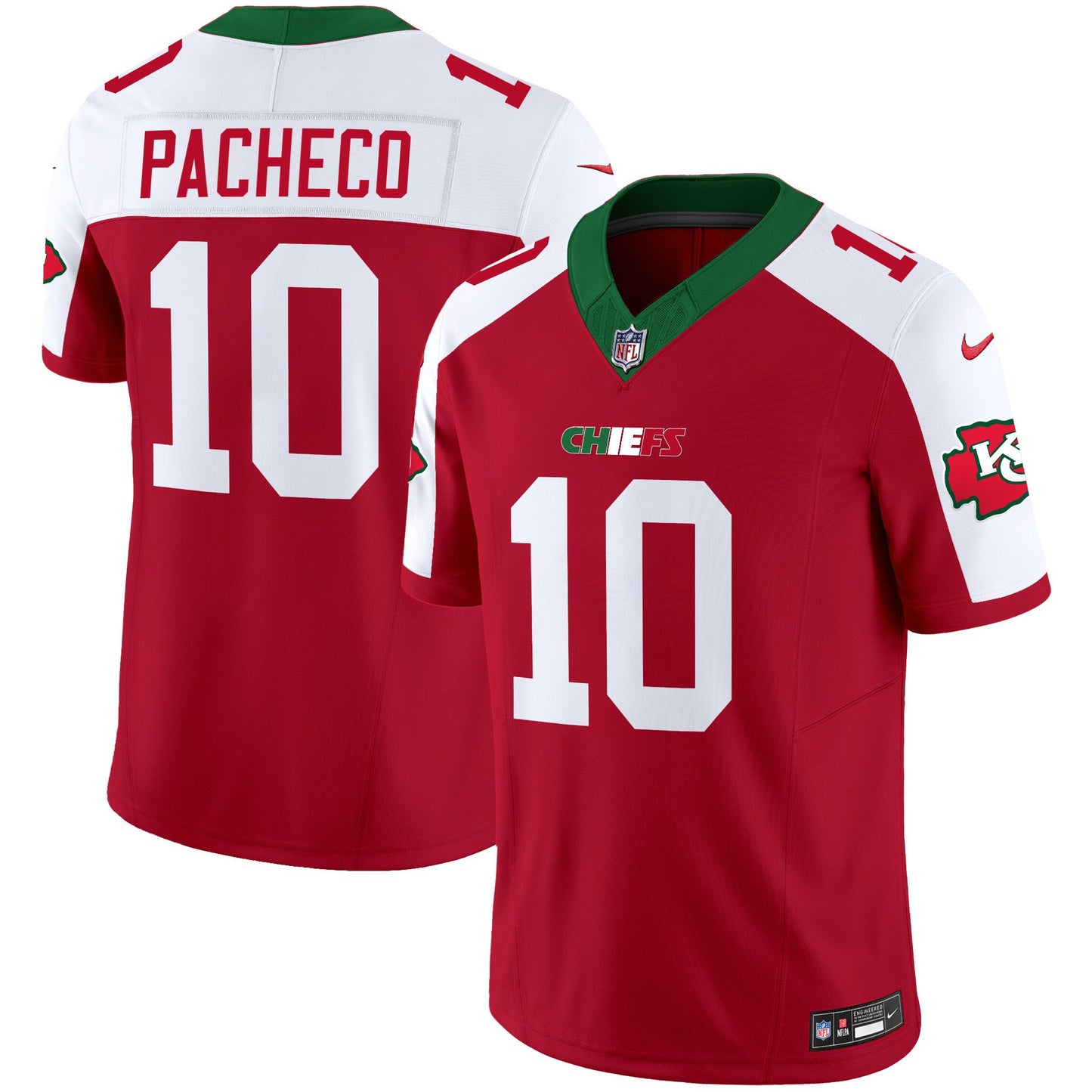 Chiefs Mexico Vapor Limited Jersey - All Stitched