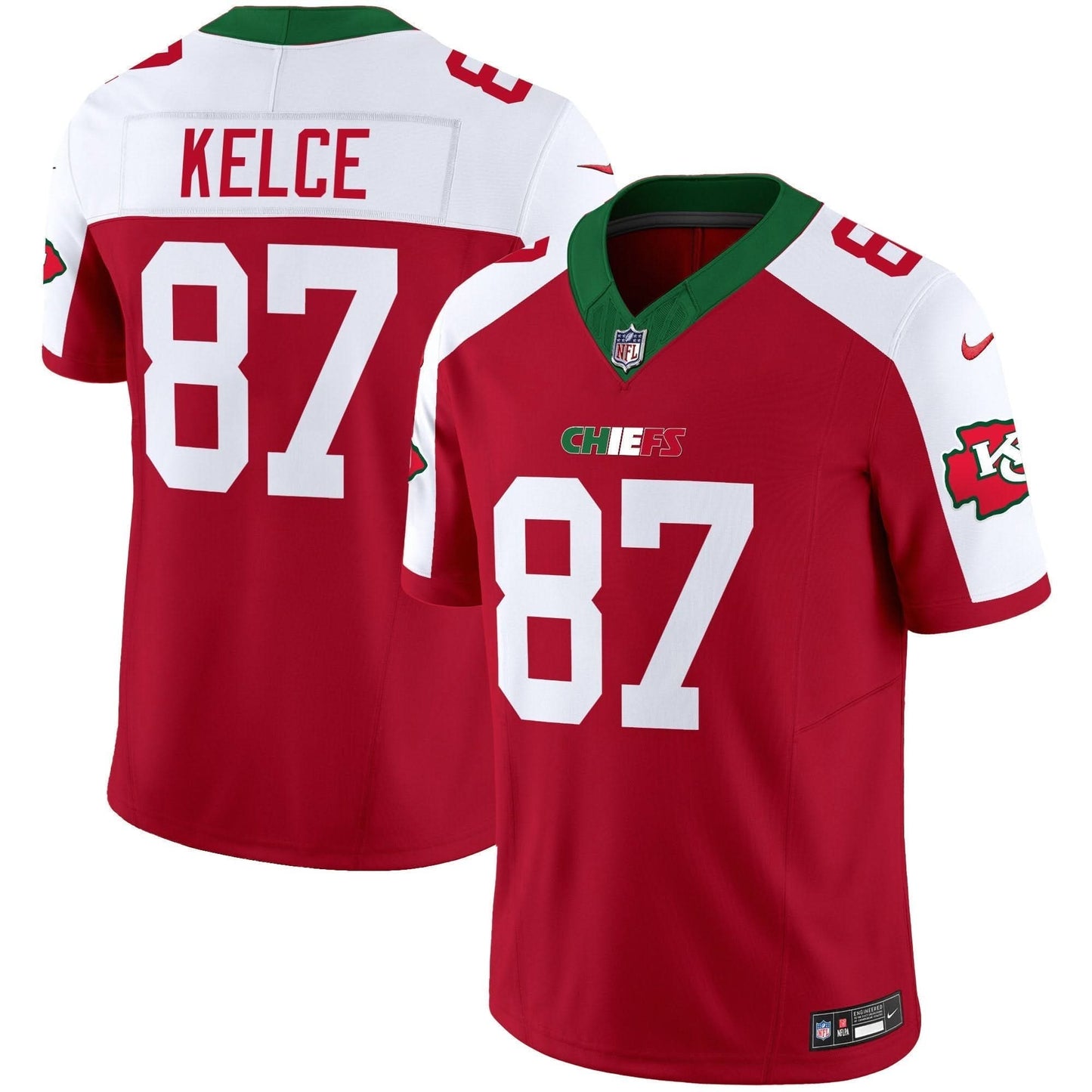 Chiefs Mexico Vapor Limited Jersey - All Stitched
