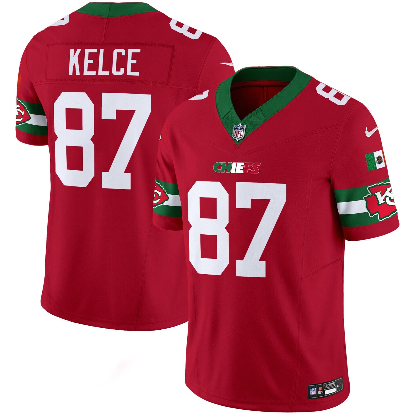 Chiefs Mexico Vapor Limited Jersey - All Stitched