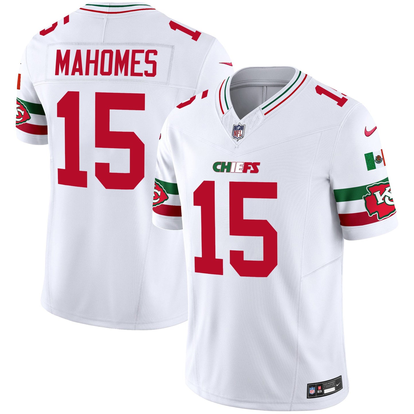 Chiefs Mexico Vapor Limited Jersey - All Stitched